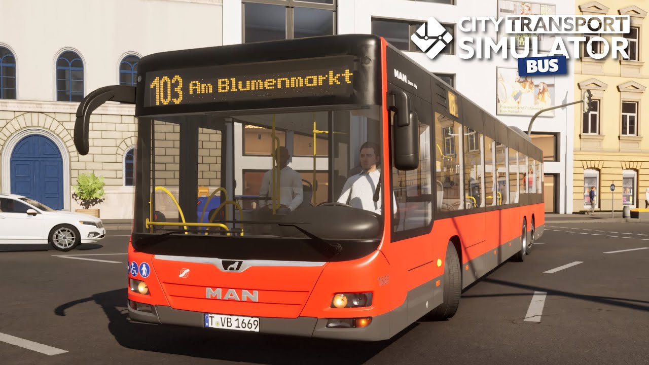 City Transport Simulator: Bus - With MAN Lion's City A26 14.7m - Route 103 | Logitech G29