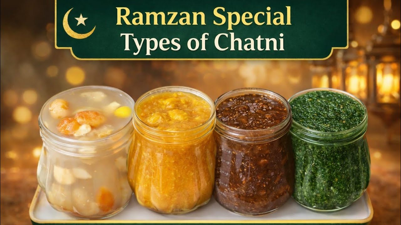  Ramzan Special 4 Chutney Recipes | Imli & Kurbani Ki Meethi Chutney