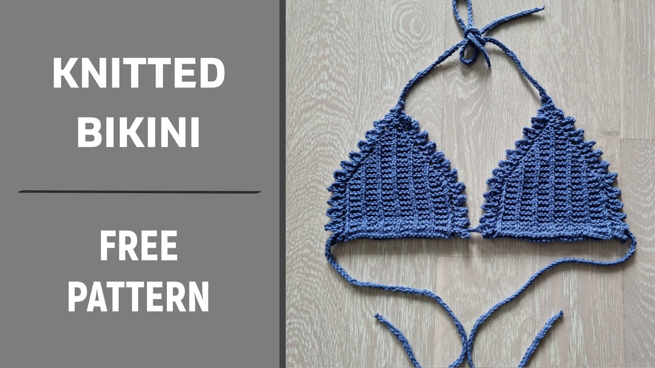 Knitted bikini - Free Knitting Pattern