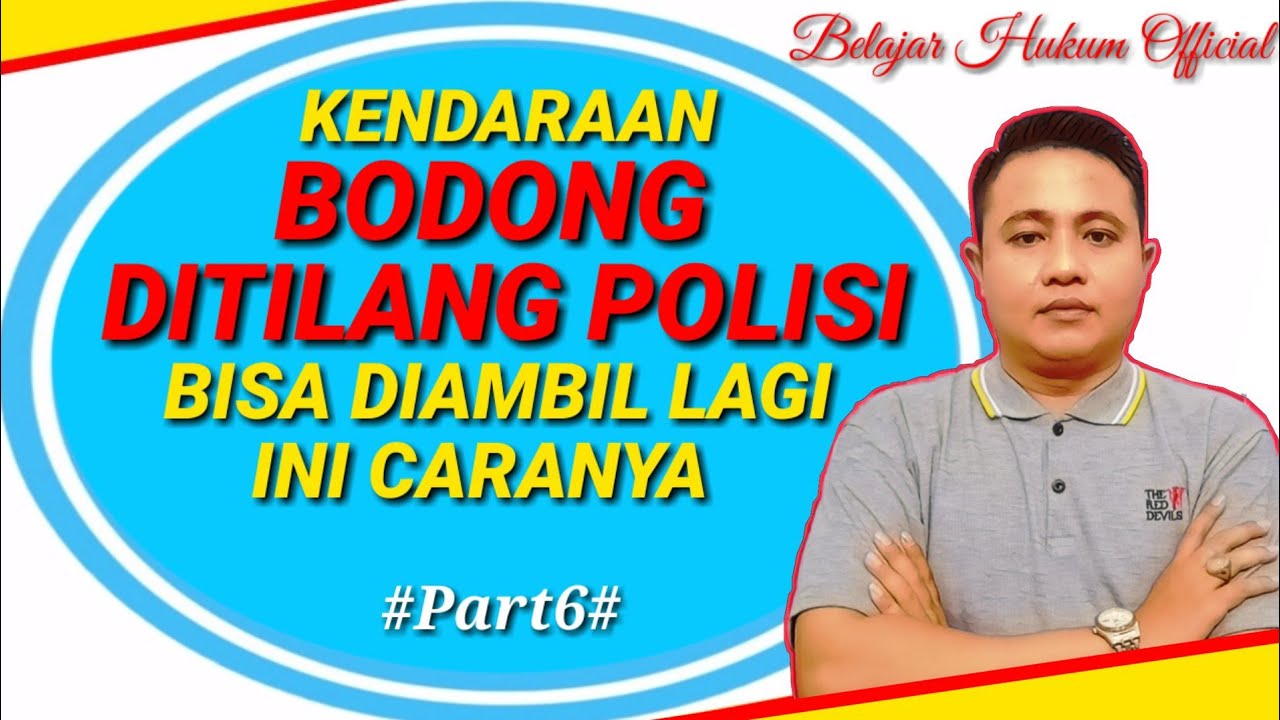 Motor Bodong Kena Tilang Bisa Diambil Kembali || Begini Caranya