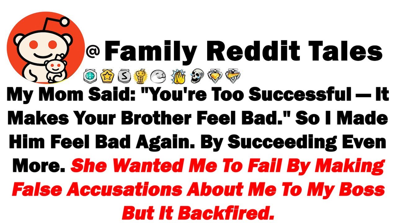 Моя мама сказала: «Ты слишком успешен — это расстраивает твоего брата». Поэтому я снова заставил ...