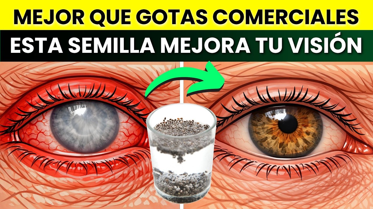 Olvida la Zanahoria: Esta Pequeña Semilla Repara tus Ojos MEJOR que las Gotas Comerciales