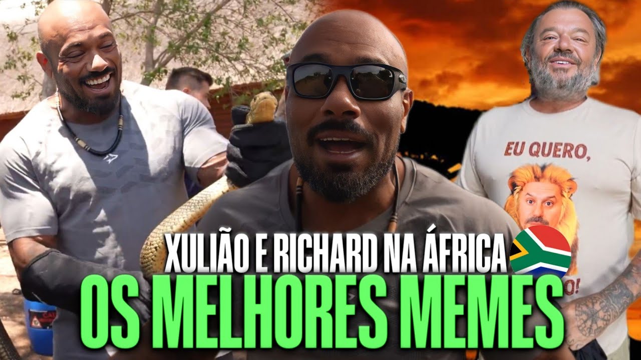JULI&Atilde;O & RICHARD na &Aacute;FRICA 🇿🇦 - OS MELHORES MEMES 🦁😆🤣 | MUSCLECORTES