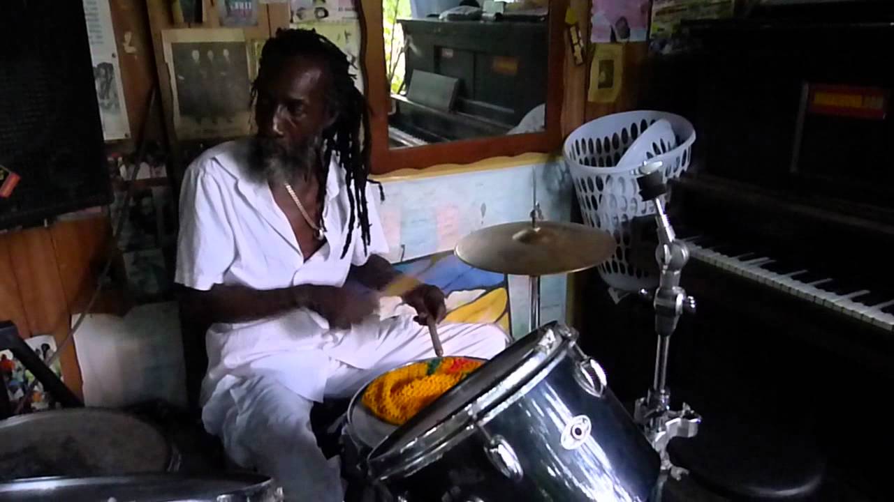 Inna de yard with Leroy 