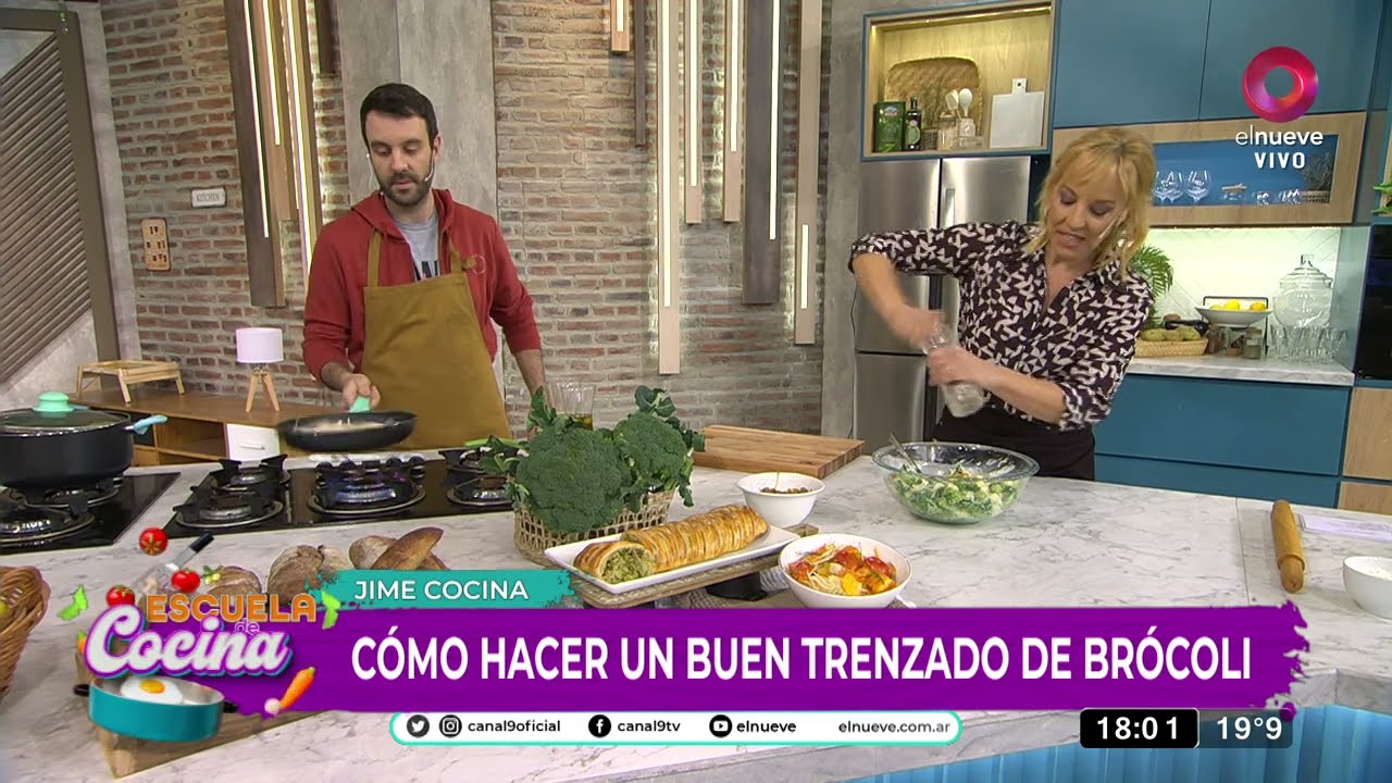Trenzado de brócoli #EscuelaDeCocina