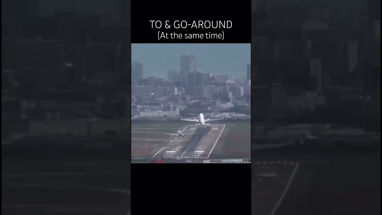 Takeoff & Go around at the SAME TIME (Awesome) | #aviation #takeoff #goaround