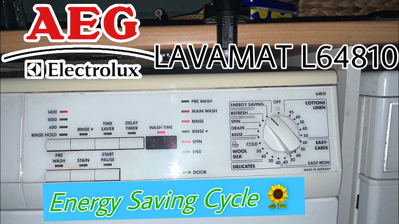 AEG Electrolux Lavamat L64810 - Energy Saving