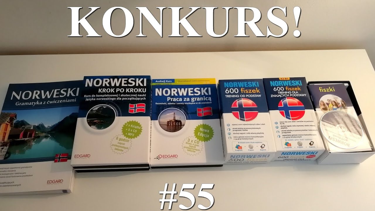 KONKURS! - polskie materiały do nauki norweskiego - #55 Nowy w Norwegii Vlog