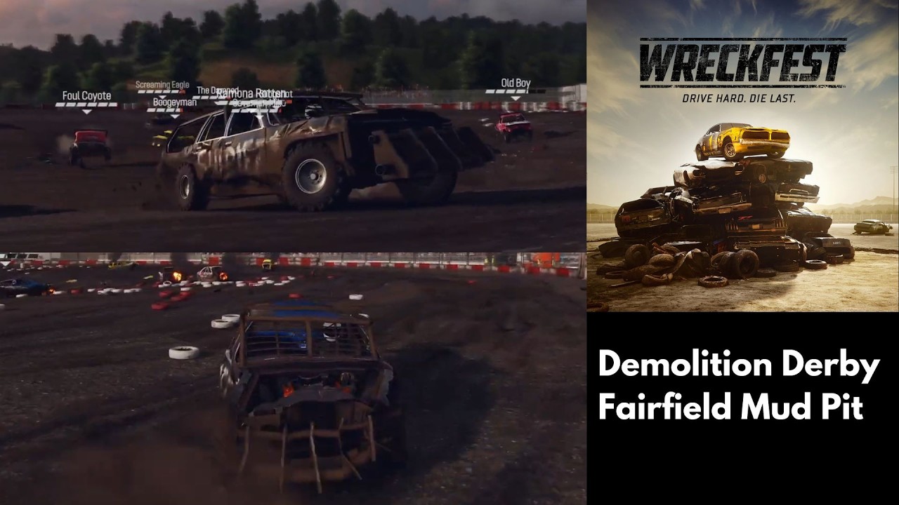 Wreckfest PS5 - Fairfield Mud Pit Demolition Derby
