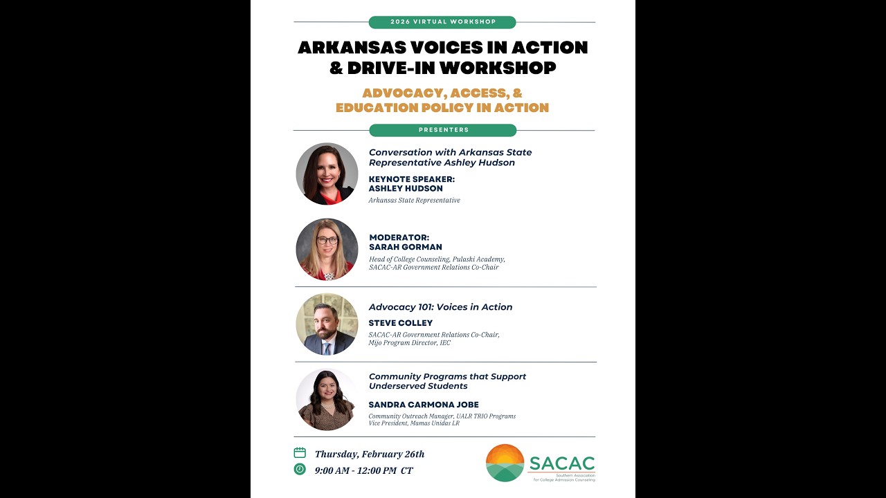 2026 Arkansas Voices in Action & Drive-in Workshop