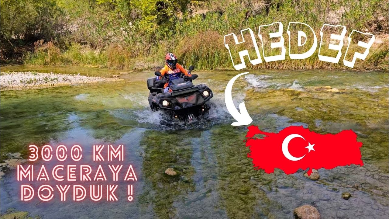 ATV ANTALYA TURU ! - Kapuz Kanyonunda yüzdük ! -OFF-ROAD TURU!  TÜRKIYE SILA YOLUNA ATV GÖTÜRDÜM !