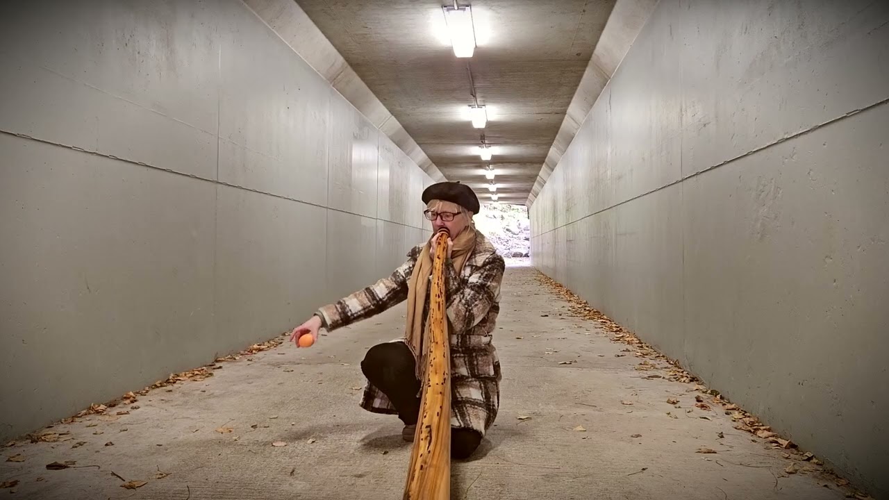 Energetic Reset - Ambient Didgeridoo Improvisation in the Tunnel - Pamela Mortensen