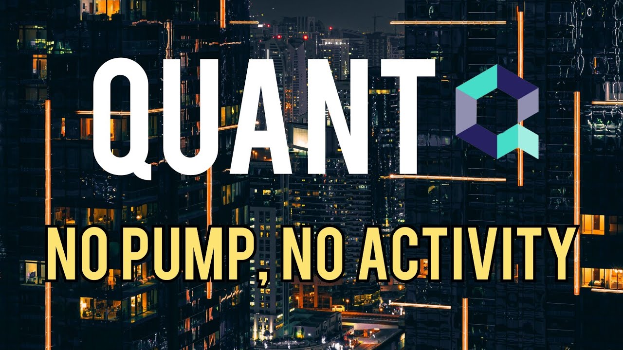 🚨 QUANT | NO PUMP?  NO ACTIVITY? LETS SETTLE THIS DEBATE❗