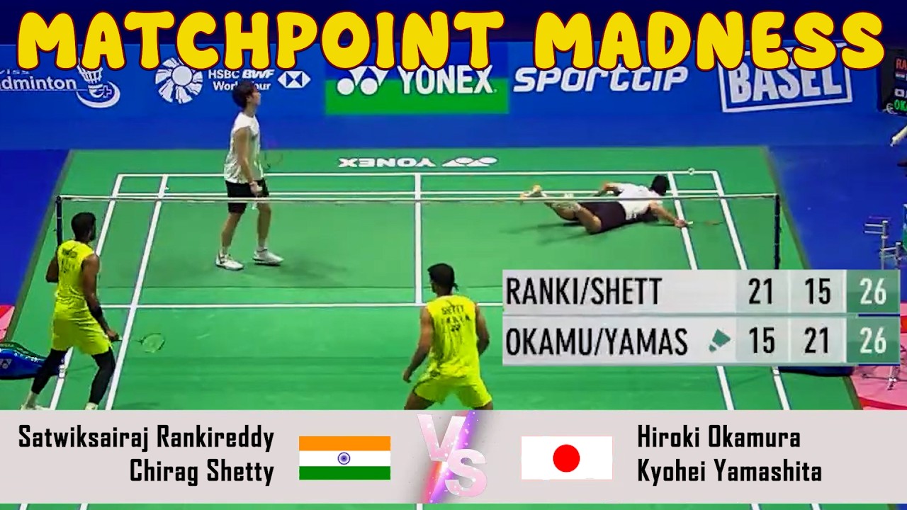 MATCHPOINT MADNESS | Satwiksairaj Rankireddy/Chirag Shetty VS Hiroki Okamura/Kyohei Yamashita