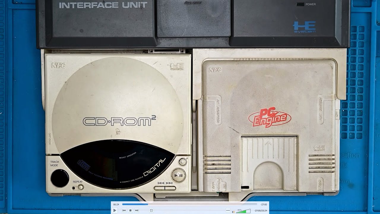 Ремонт/восстановление: NEC PC Engine, CD-ROM, интерфейс и распаковка...