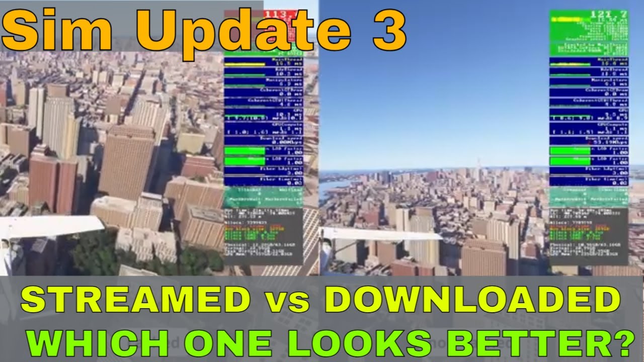 I tested MSFS 2024's Scenery Quality: Streamed vs Downloaded. The difference is ... 👀