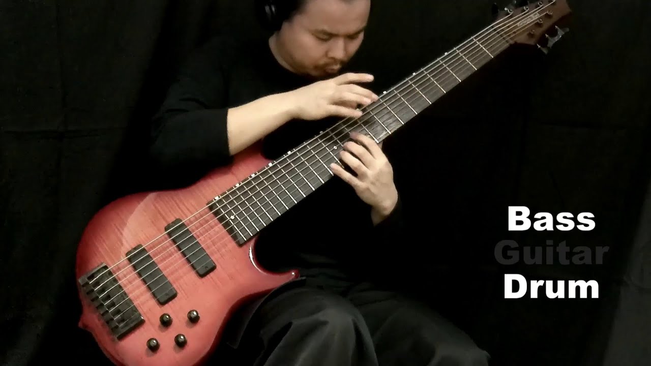 Attempt to synthesize guitar tones in real time from bass signal - Bury the Living (Brain Drill)