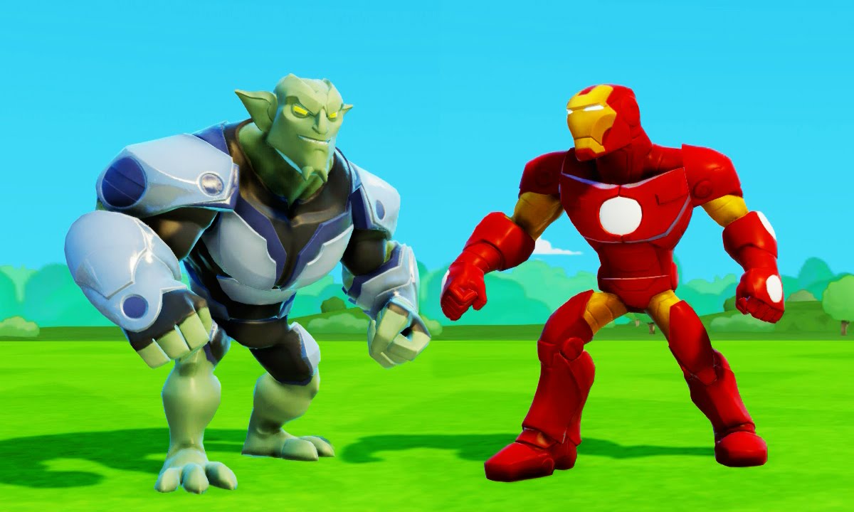 Железный человек VS Зелёный Гоблин и Тачки Машинки Дисней Iron Man VS Green Goblin & Disney Cars