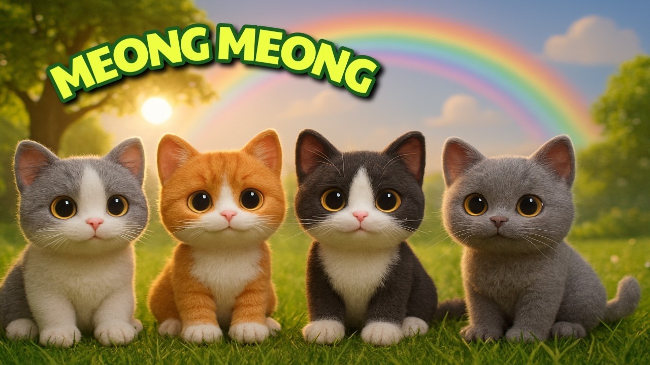 Lagu Anak Anak - ANAK KUCING MEONG MEONG - Lagu Anak & Balita Paling Viral Terbaru 2025