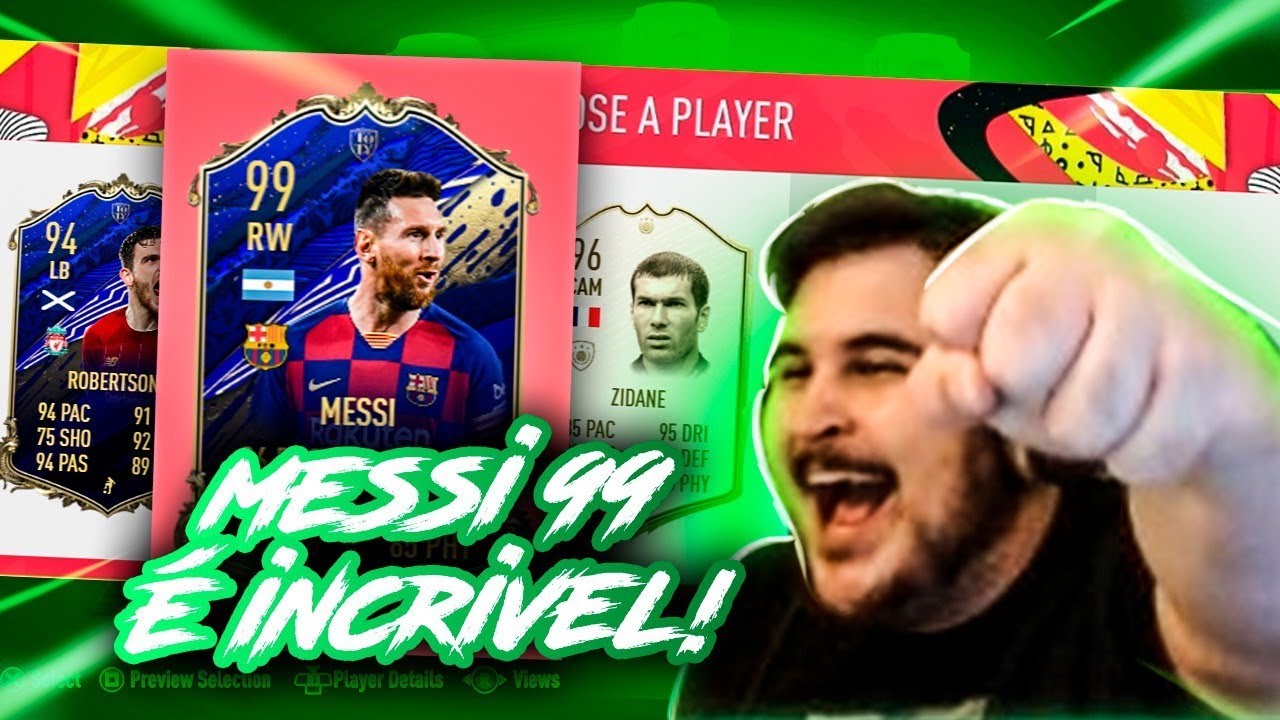 MESSI 99 TOTY É IMBATÍVEL! FUT DRAFT NO FIFA 20 Ultimate Team