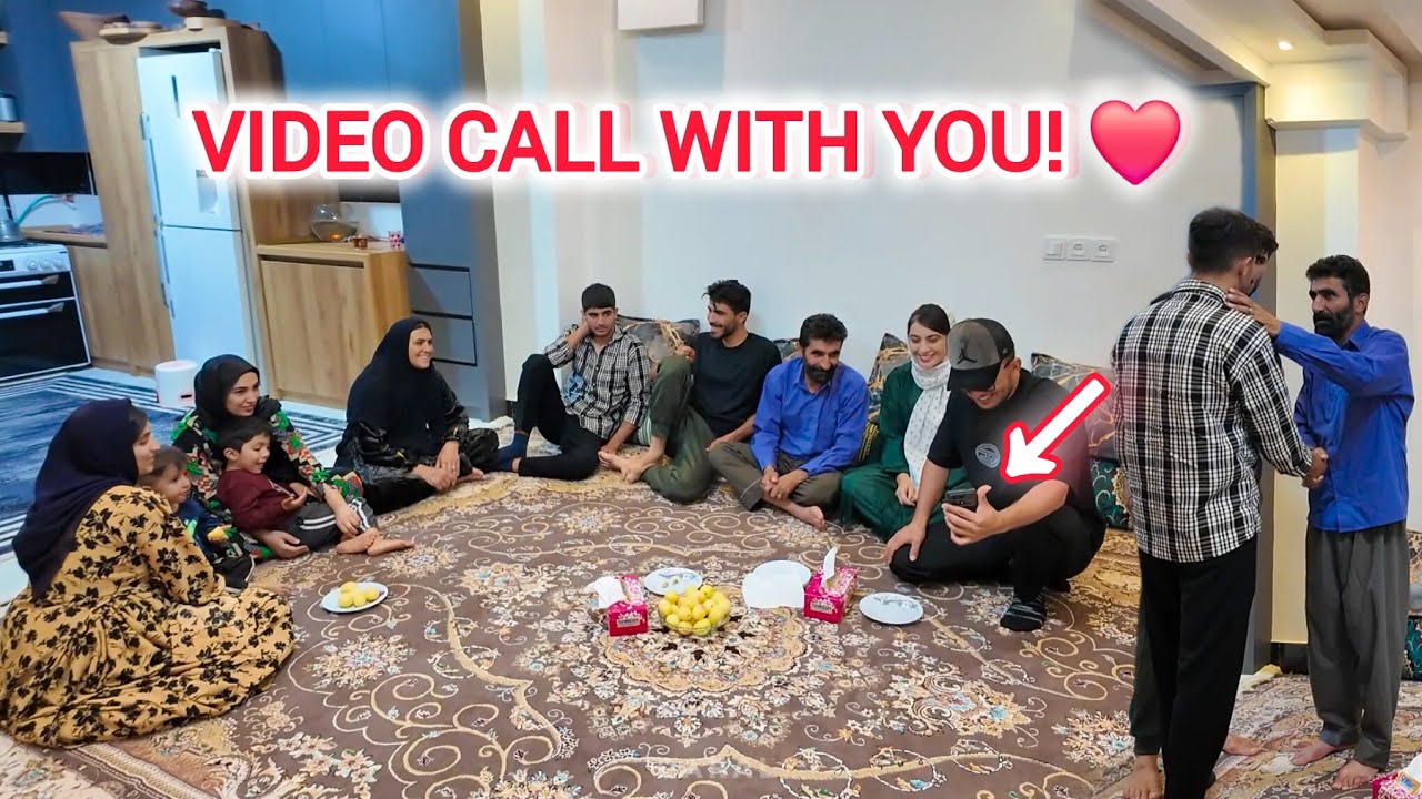 A Special Video Call with One of Our Viewers! ❤️ | Tela & Dariush Spend Time with Amir's Family