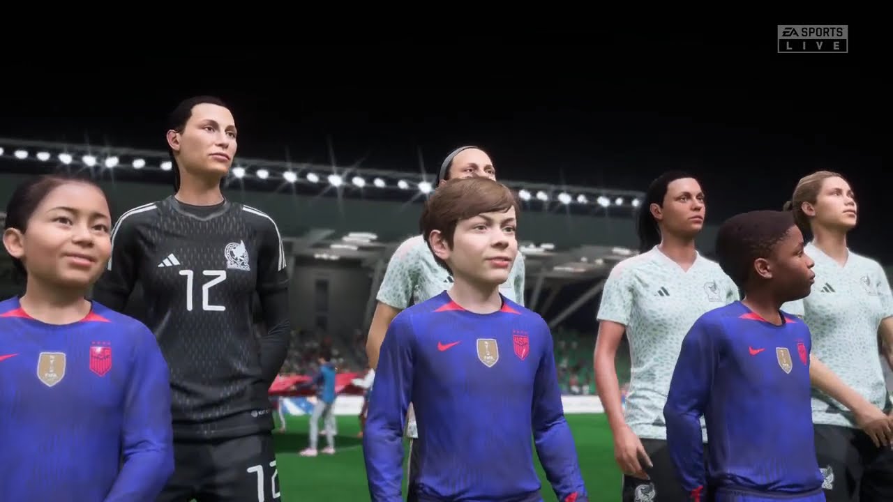 January 20, 2025 | USWNT vs MEXICO WNT | Women's Friendly Soccer Showdown | FIFA23 Gameplay