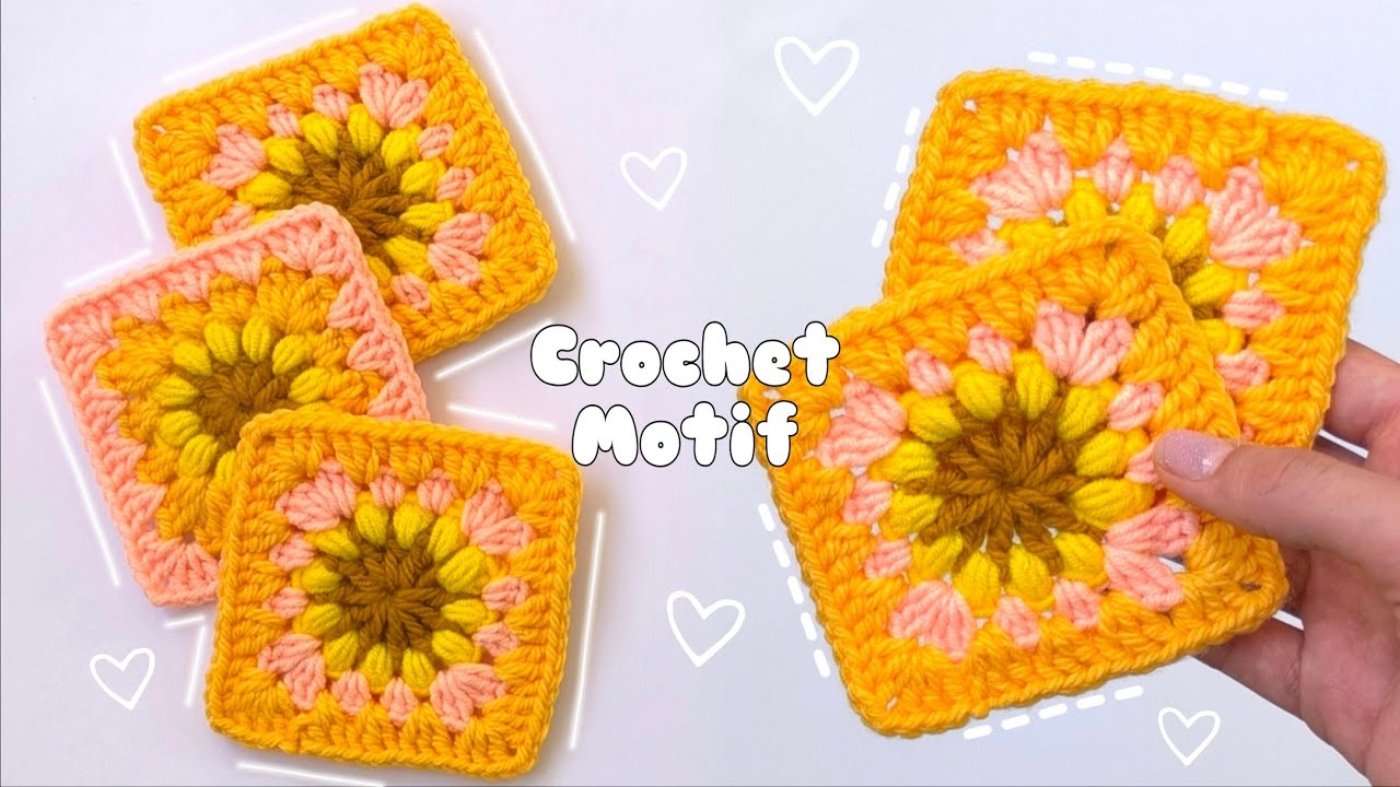 ♡Crochet Granny Square | Easy Step-by-Step Tutorial♡