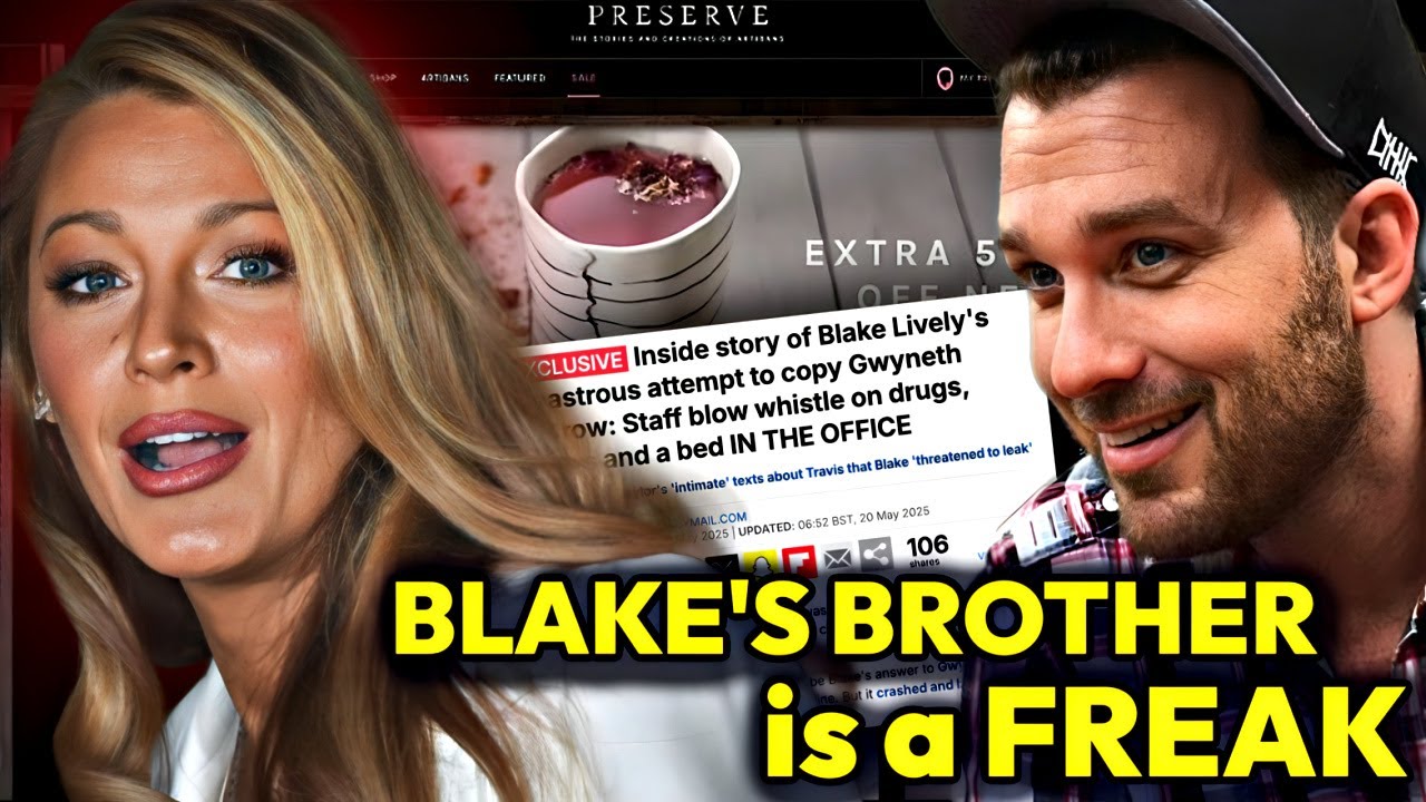 BLAKE LIVELY&rsquo;S BROTHER is a CREEP (He Kept a BED in Their WORK OFFICE)