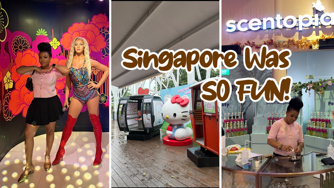 Singapore Travel Diaries 🇸🇬 | Wax Figures, Cable Cars & Custom Perfume!”