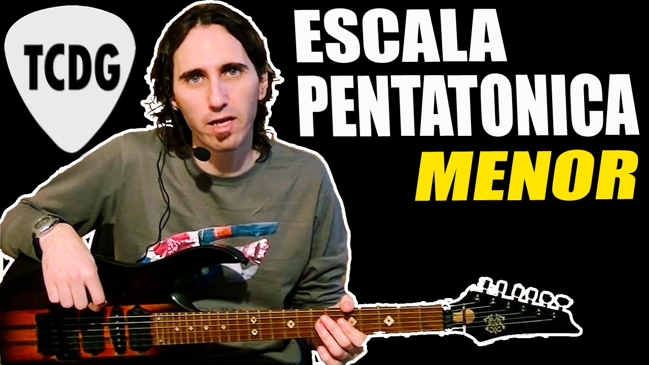 Como Tocar La Escala Pentatónica Menor: Todas Las Notas y Posiciones Completo! TCDG