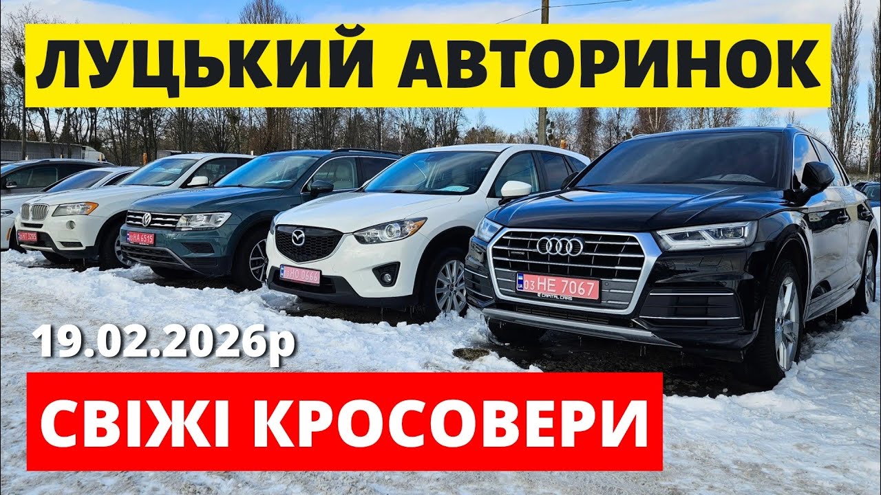 СВІЖІ КРОСОВЕРИ У ЛУЦЬКУ / 19.02.26р #автопідбірлуцьк #колоритмоторс #автопідключ #кросовери #q5 