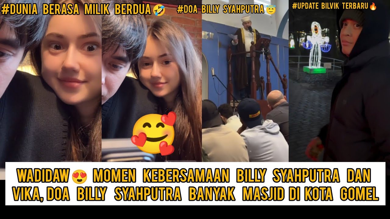 Wadidaw 😍 vika bagikan momen kebersamaan bareng billy syahputra,Doa billy syahputra untuk kota gomel