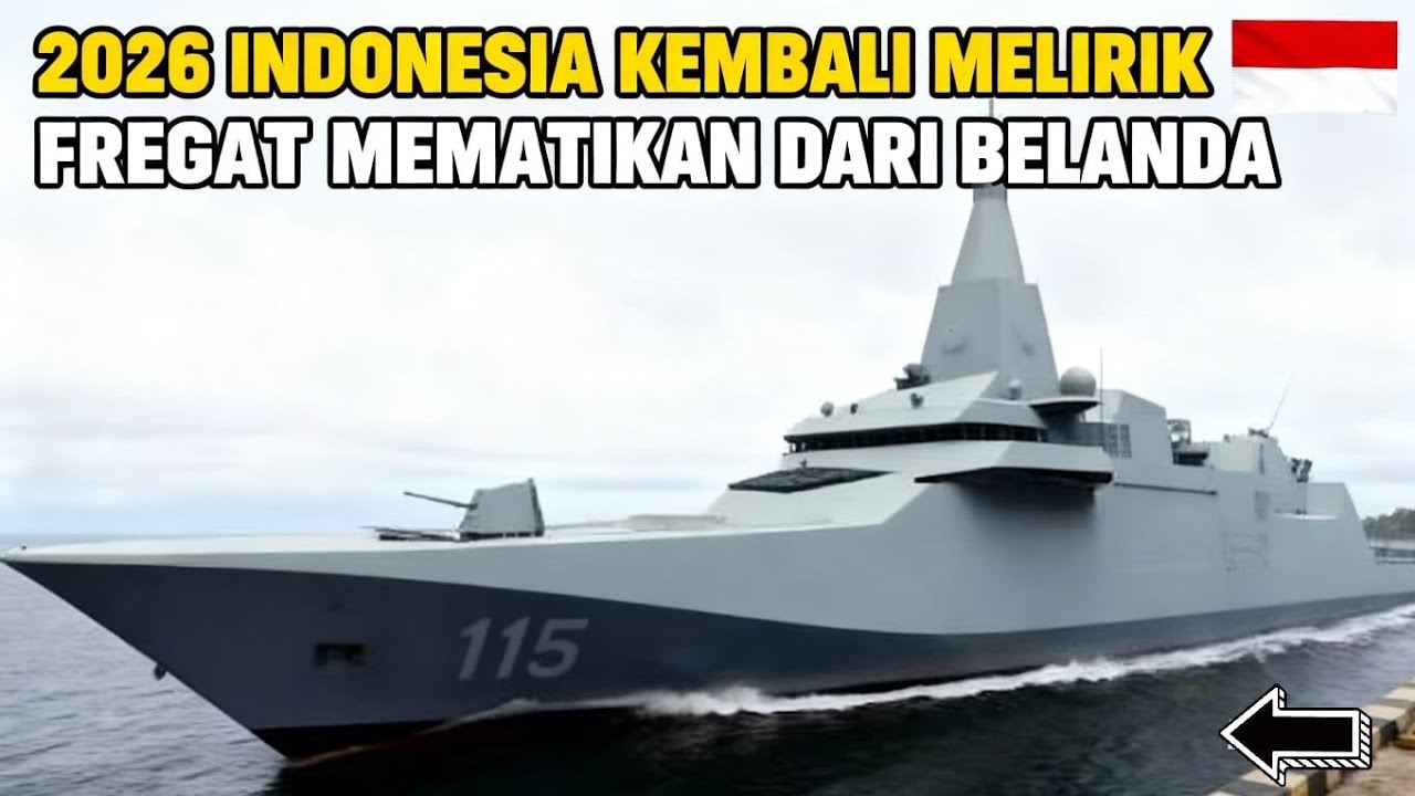 INDONESIA BIDIK MONSTER LAUT EROPA! Mengenal Kecanggihan Fregat Omega Damen Belanda