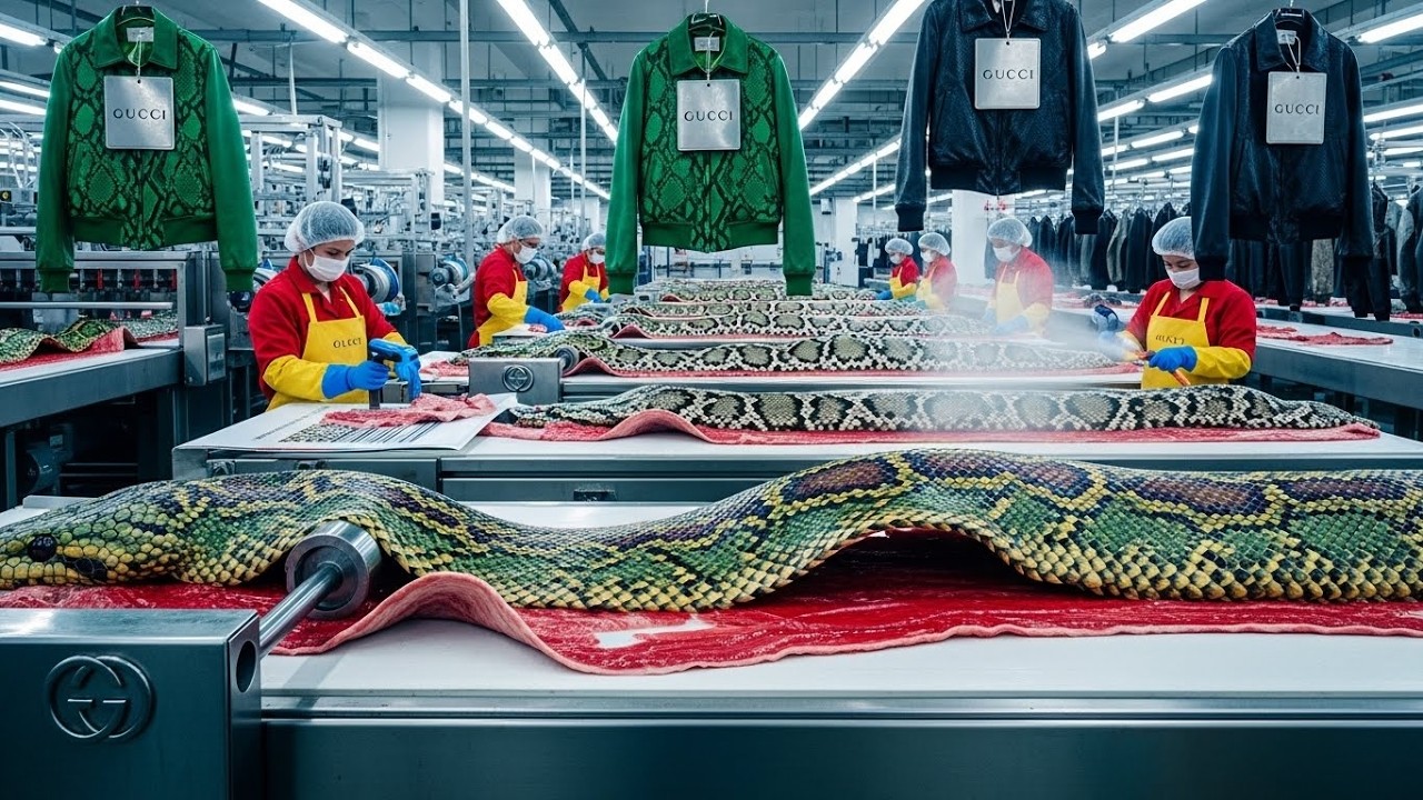 La Verdad PROHIBIDA Detrás de la Fábrica de Cuero de Serpiente de Gucci (Recorrido Completo)