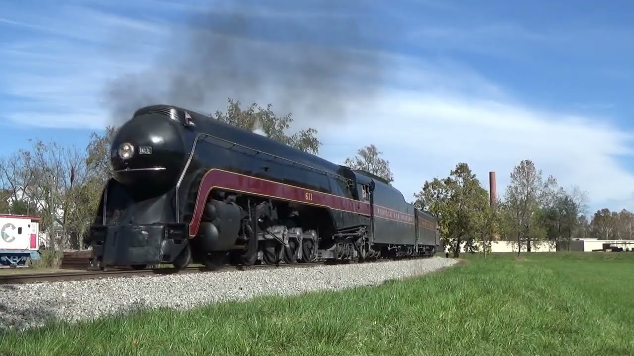 Chasing N&W 611 and Former Western Maryland Diesels On The Buckingham Branch 10/18 & 10/19/2025