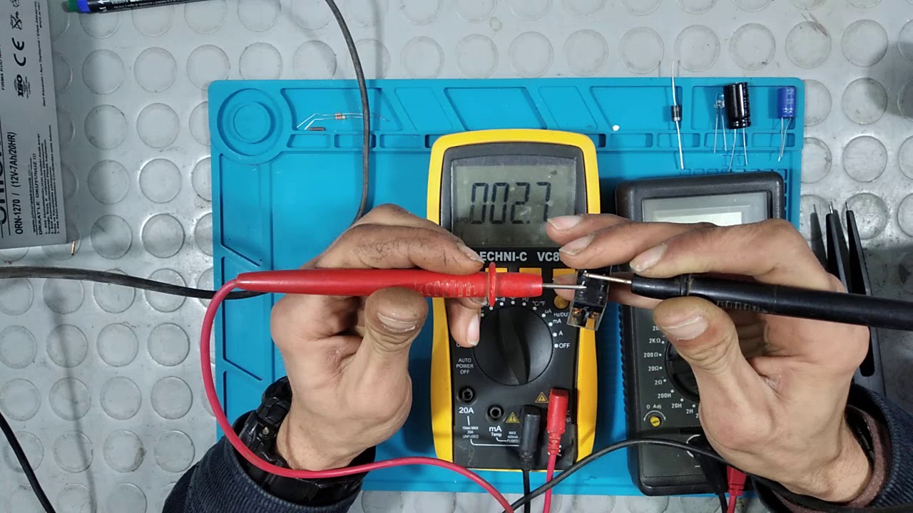 DİRENÇ, RÖLE, DİYOT, LED DİYOT ÖLÇÜMÜ SAĞLAMLIK TESTİ