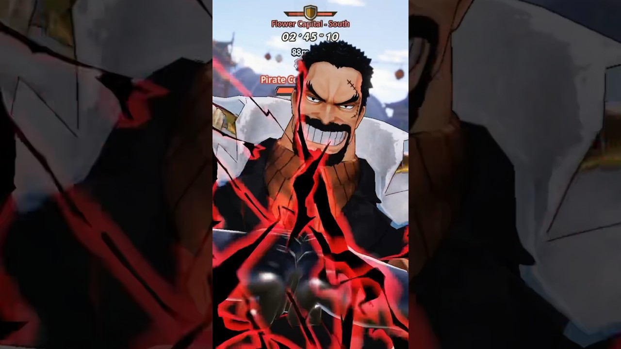 One Piece Pirate Warriors 4 Garp Ultimate Move🔥 #shorts #youtubeshorts #viral #onepiece