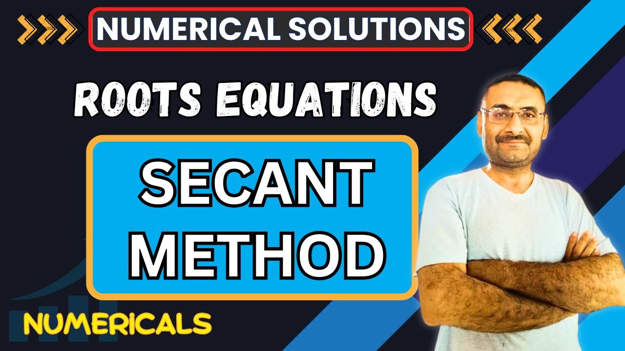 Secant Method | Chord Method | Roots of Equations | Numerical Solutions | Engineering |BCA BBA Bcom