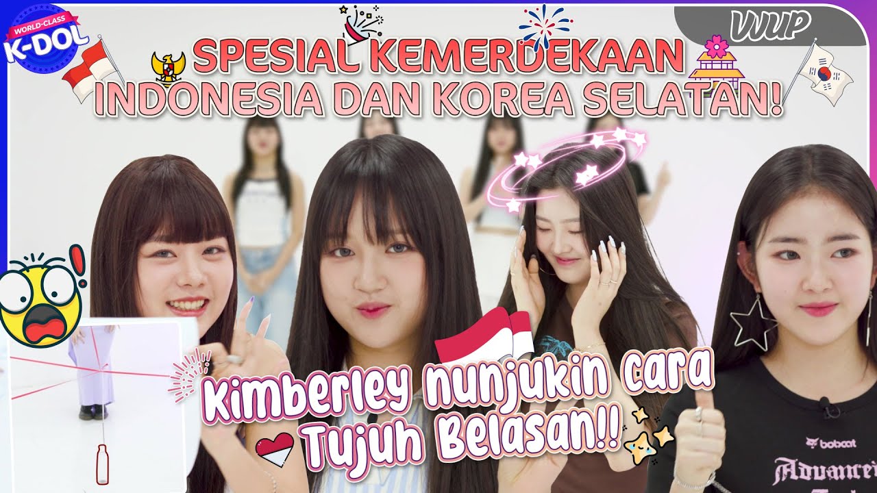 [WORLD-CLASS K-DOL] MERDEKA!🇮🇩 #VVUP ditantang lomba MAKAN KERUPUK & harus DANGDUTAN kalo gagal?!