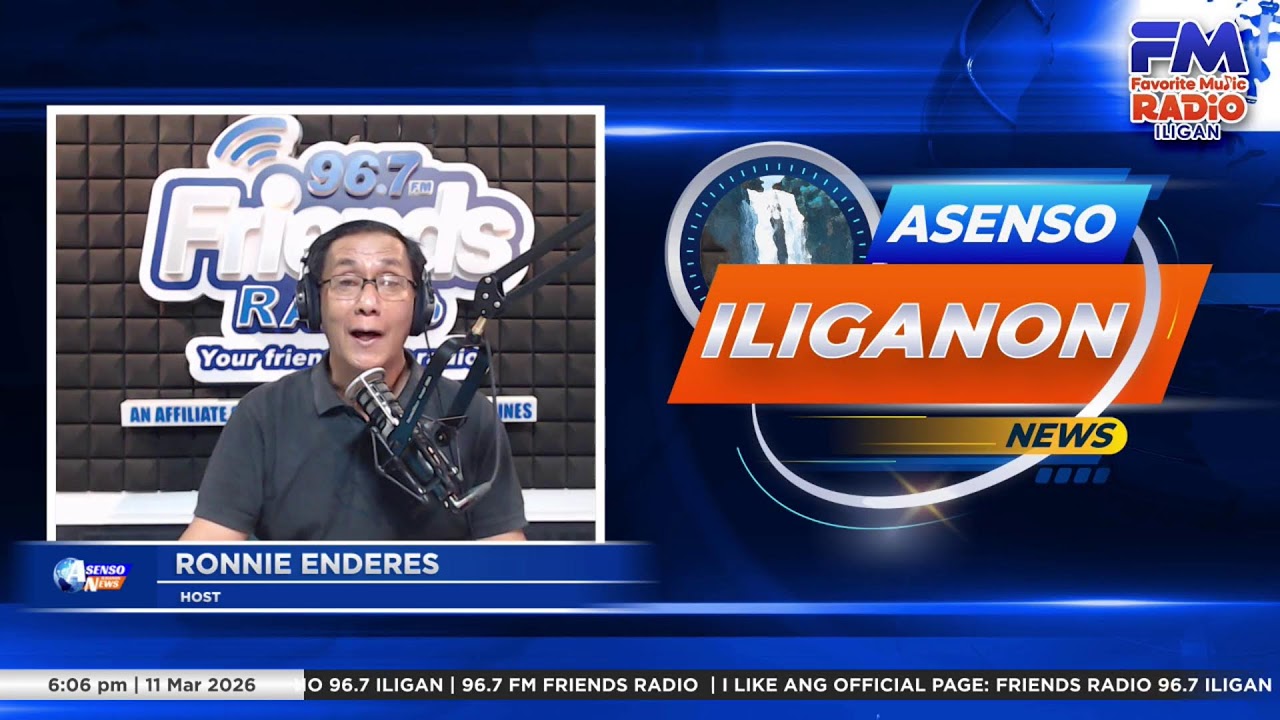 WATCH | ASENSO ILIGANON NEWS | 11 MARCH 2026