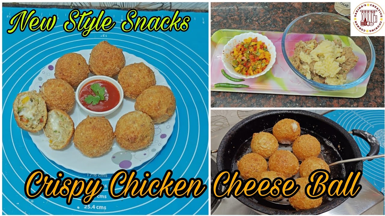 Crispy Chicken Cheese Ball New Style Recipe | jalapeño Chicken Crispy Ball