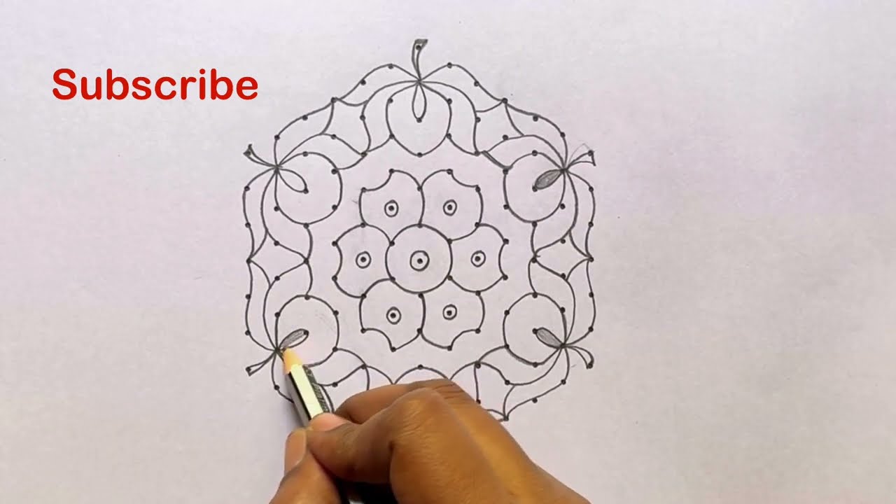 Simple Rangoli🌺 Beginners Special Rangoli🌺 Thai Matham Special Rangoli🌺