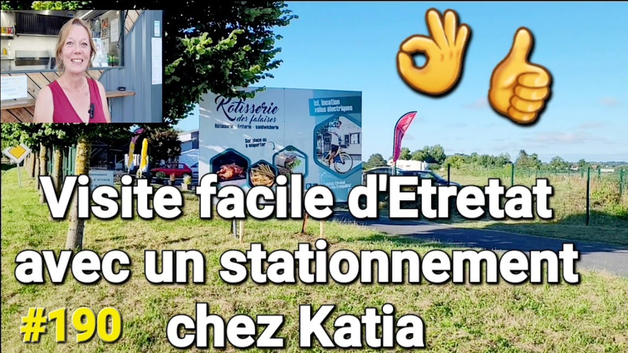 La côte d'Albâtre avec un stationnement au top pour les camping-cars #campingcar #nomade #vanlife
