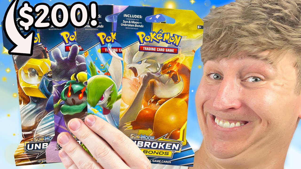 I Opened $200 Unbroken Bonds Pokemon Packs...