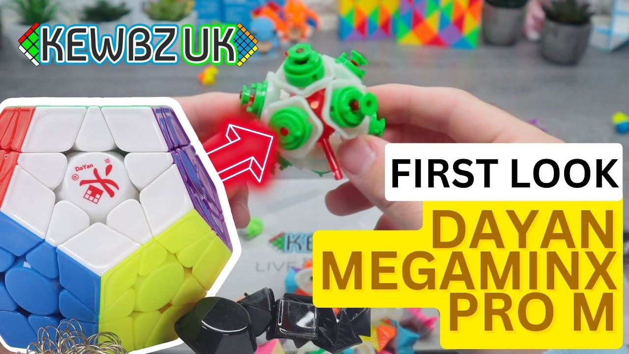 FIRST LOOK: DaYan Megaminx Pro M (2023) | Where do the springs go?