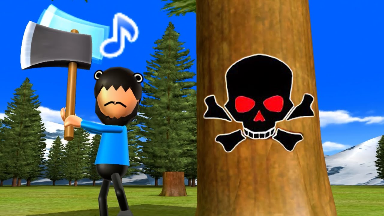 Wii Party Minigames  - ChainChomp Vs Sakura Vs Takumi Vs Emma (Master Difficulty)