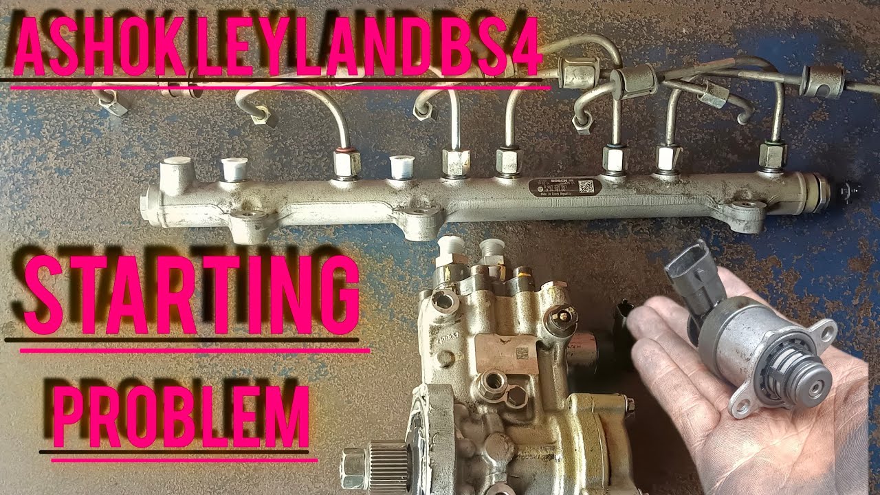 Ashok Leyland BS4 Starting Problem | Common rail Servicing and Repairing