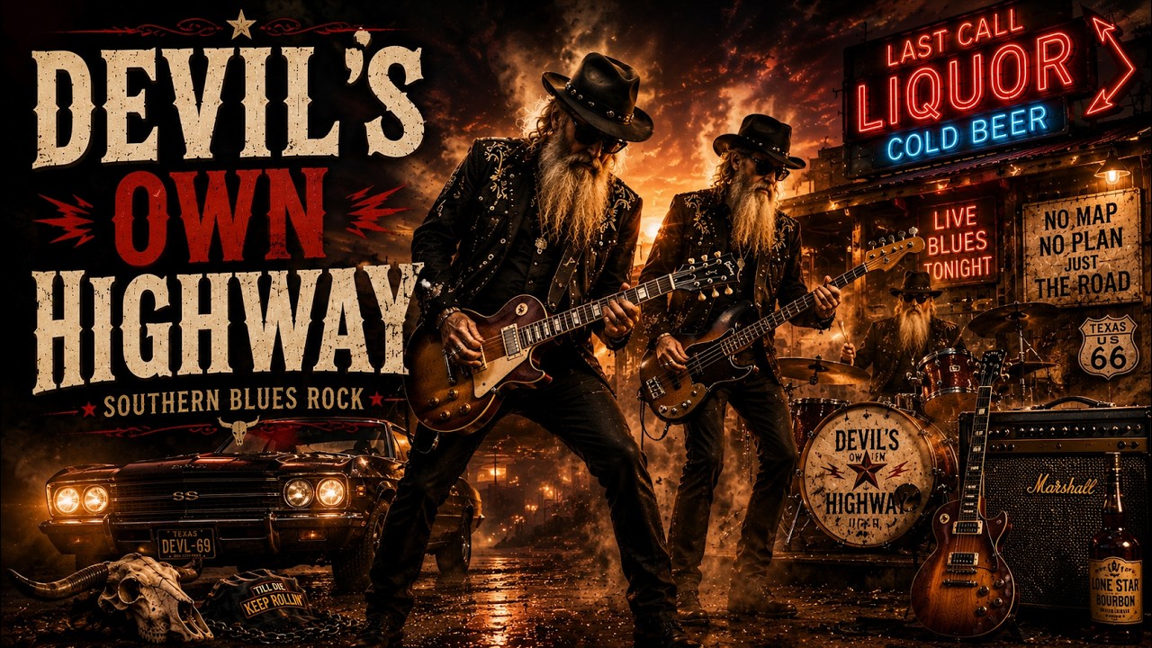ZZ Top Inspired Texas Blues Rock | Devil's Own Highway