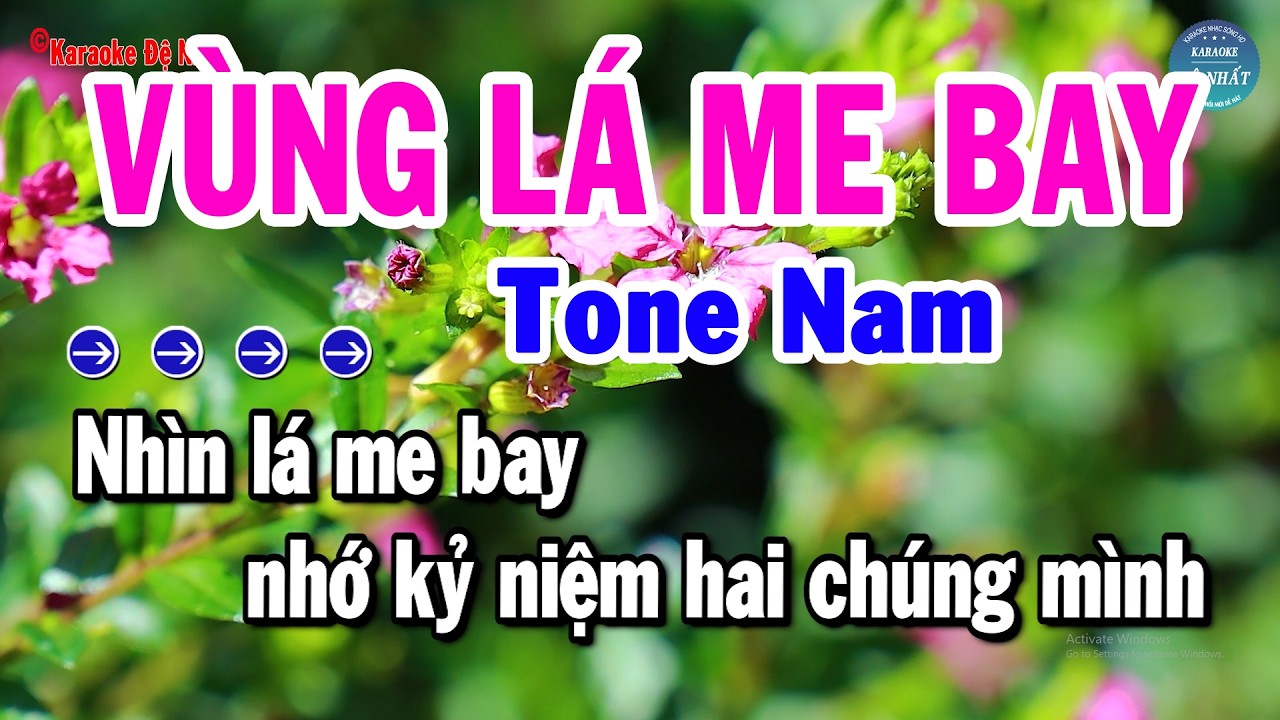 Karaoke Vùng Lá Me Bay Tone Nam Nhạc Sống Trữ Tình Dễ Hát Nhất | Karaoke Đệ Nhất