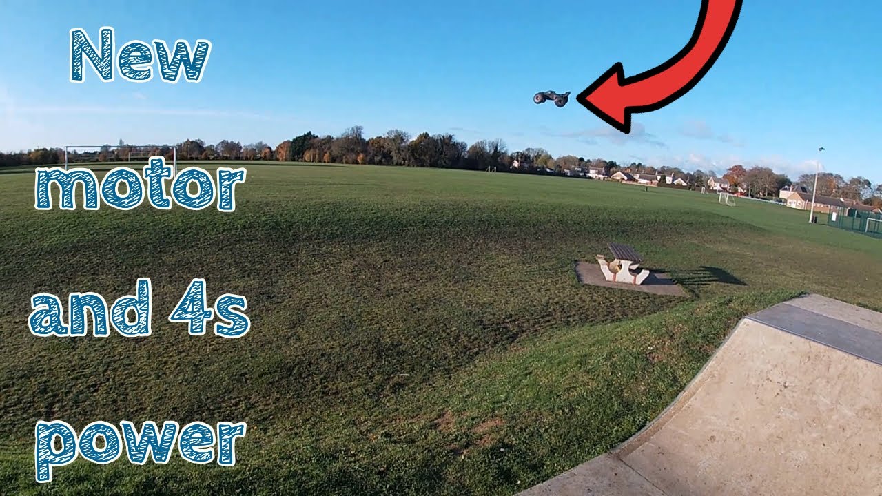 Racestar 3660 motor 2600kv Arrma typhon 4x4 blx 3s bash and a quickie on 4s lipo